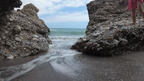 Spain-Malaga-Nerja-beach-on-a-summer-cloudy-day-using-a-drone-and-a-stabilised-action-cam-4