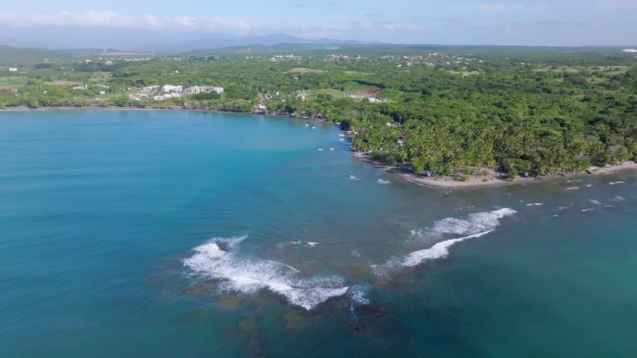 Premium stock video - Aerial view of playa palenque with beautiful ...