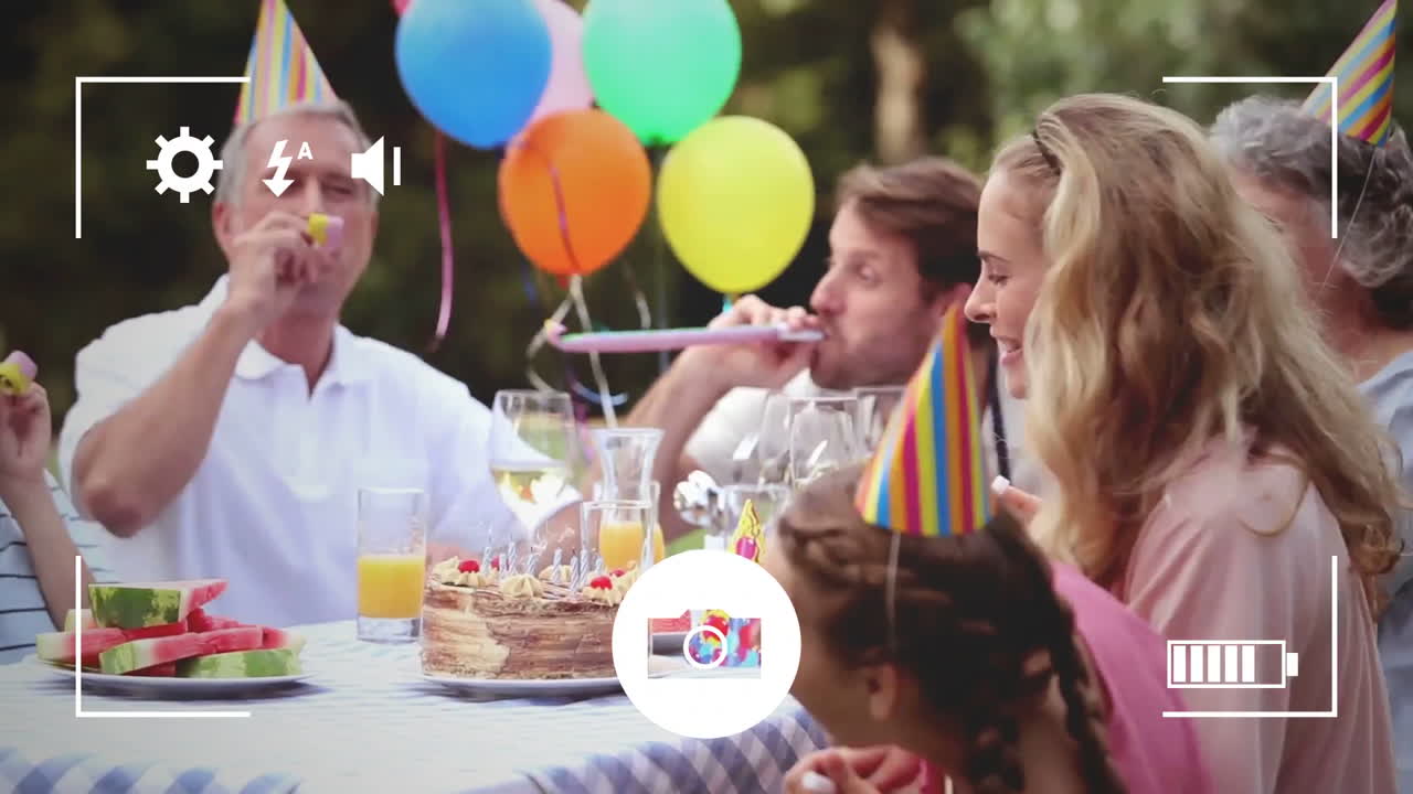 디지털 카메라 로 가족 의 사진 을 찍는 것