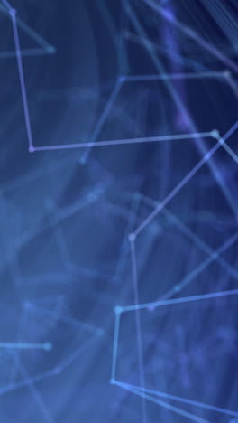 animación de constelaciones sobre fondo azul con líneas