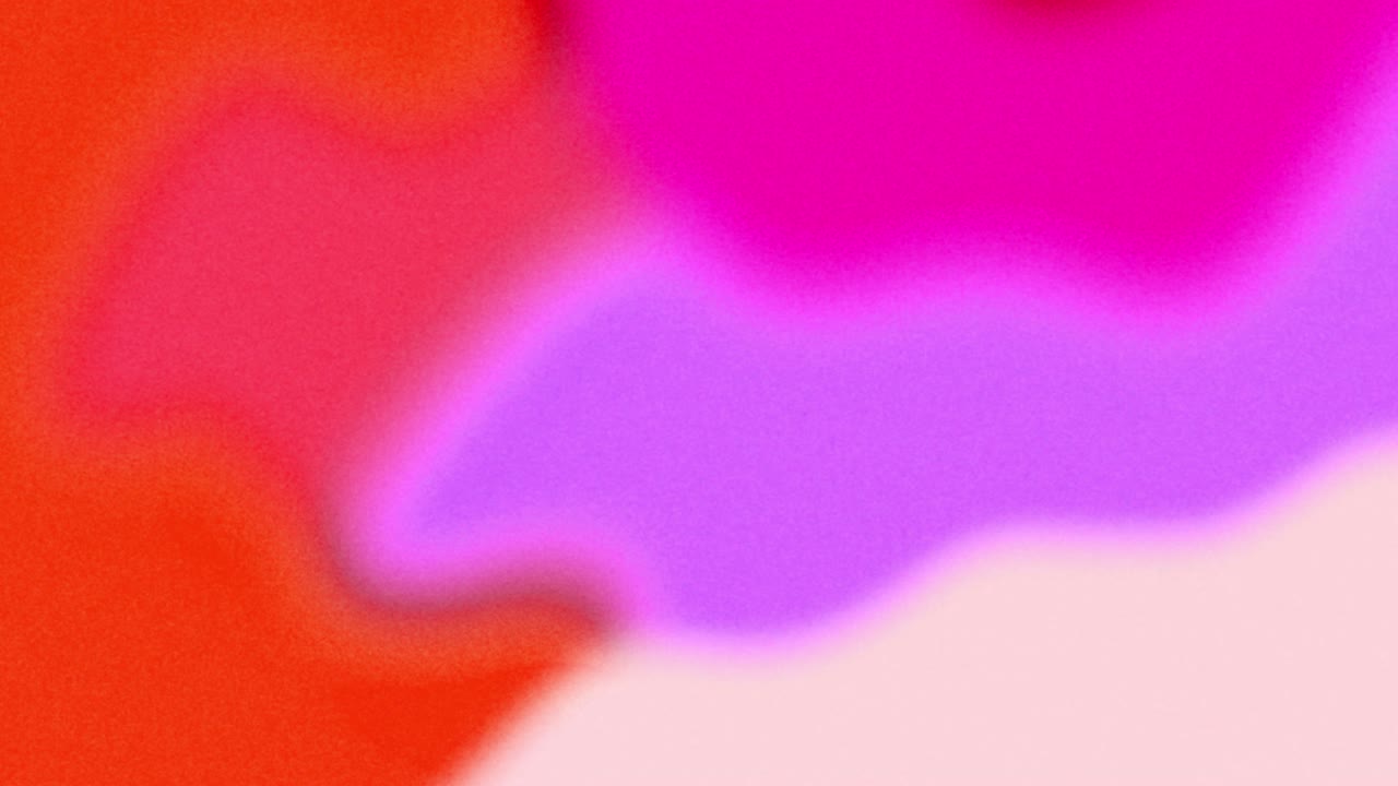 animación de formas viscosas orgánicas de color rojo brillante, rosa y púrpura que se mueven lentamente