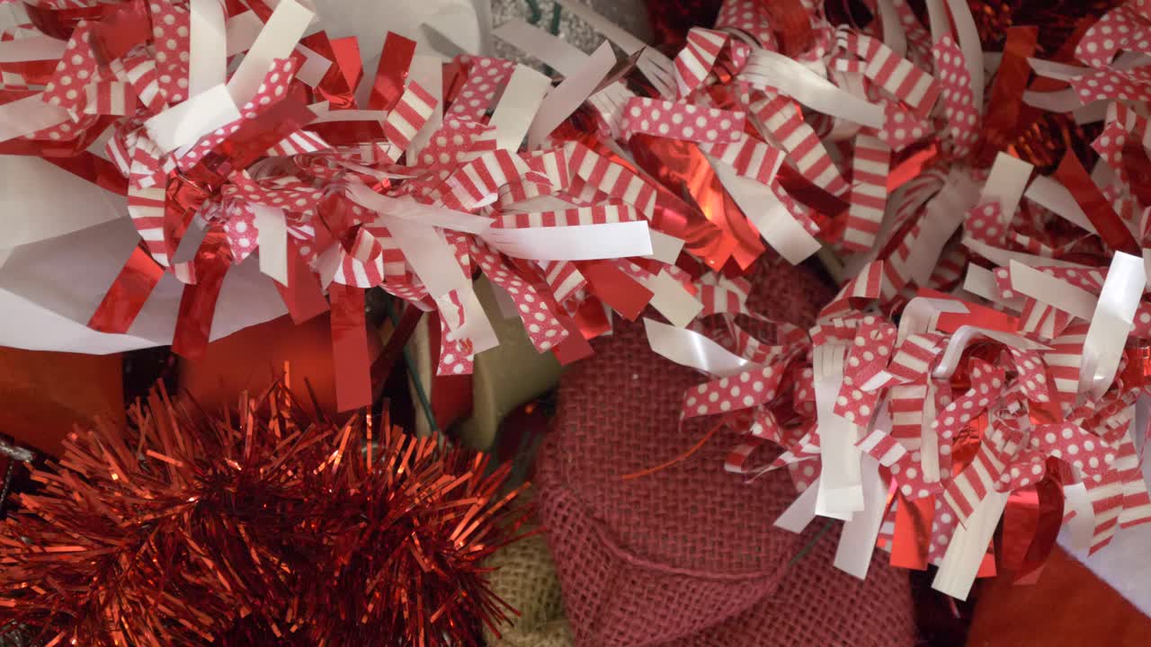 빨간 별 값싼 물건 크리스마스 장식 따기