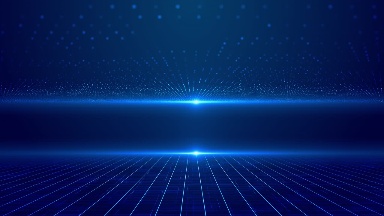 Blue futuristic rotation data tunnel traveling at high speed abstract background for tech concept