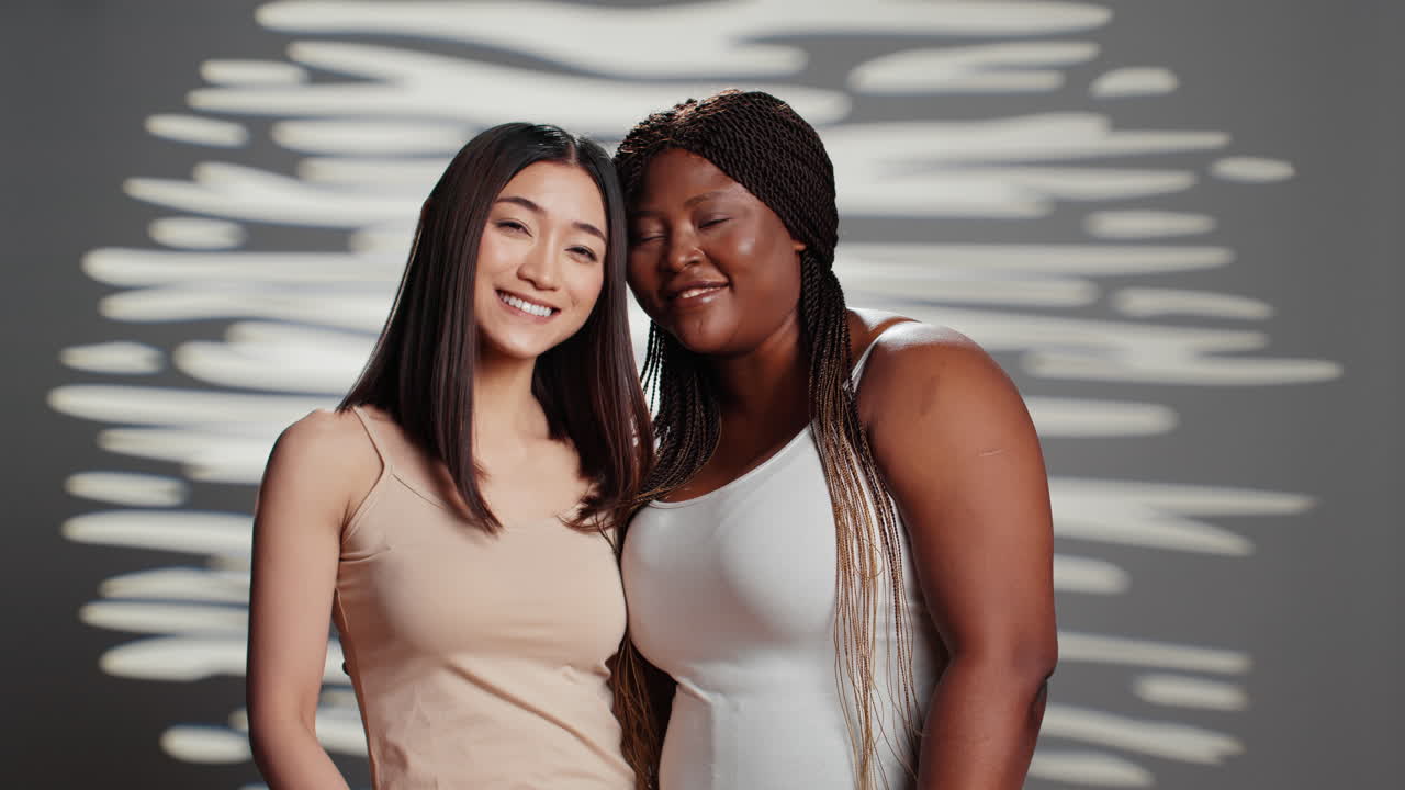 Diverse Women Smiling in Studio