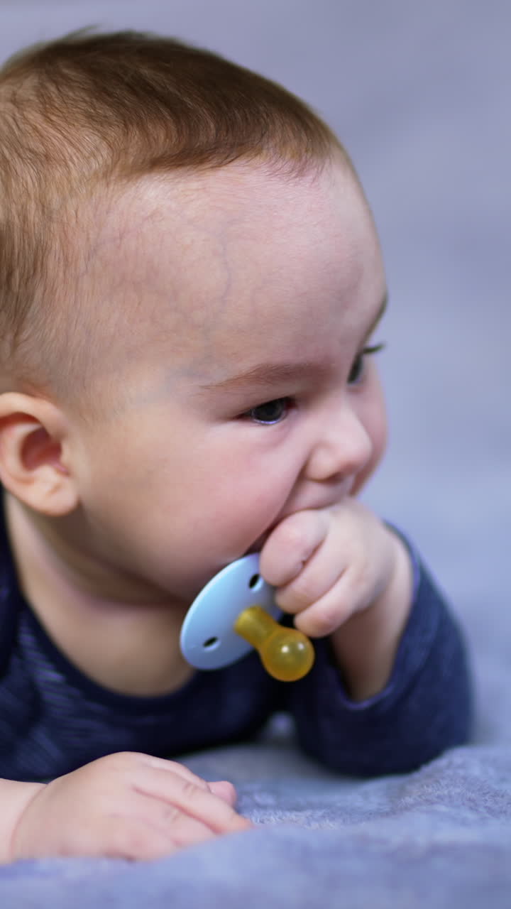 Baby Boy with Pacifier
