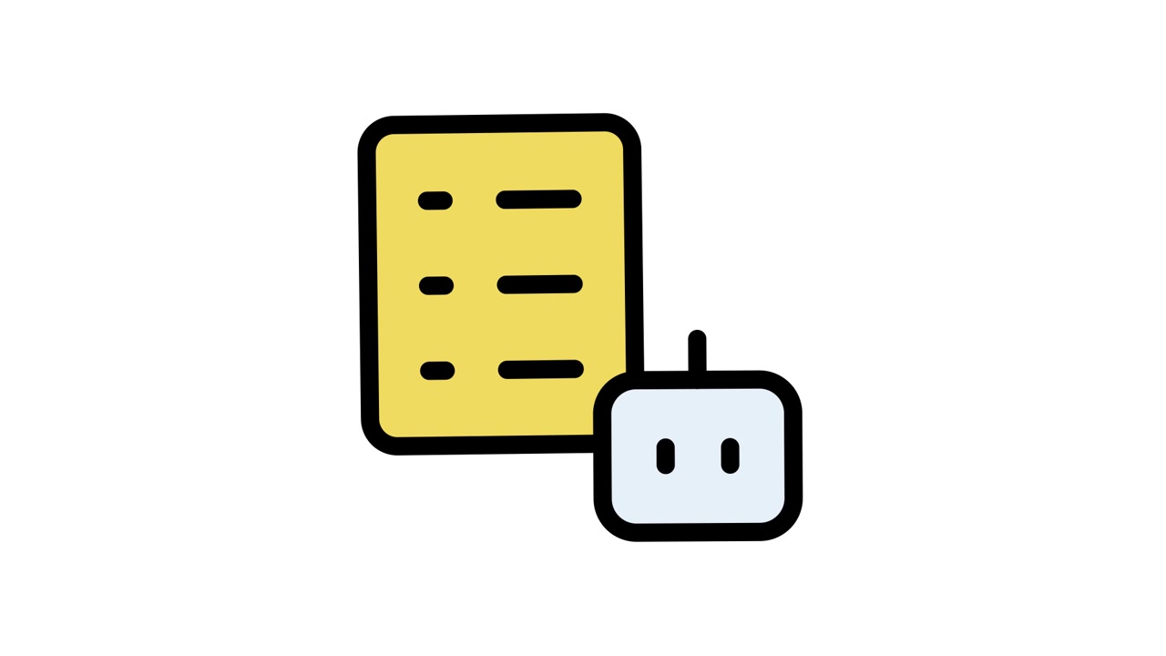 Icono Animado de Robot Procesando Datos de Documentos