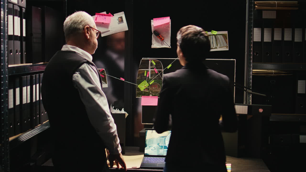 Detectives Collaborate on Crime Investigation