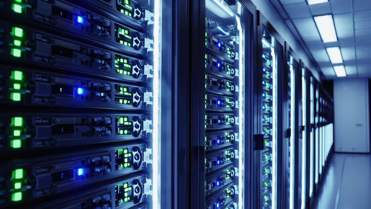 Modern Data Center Server Racks