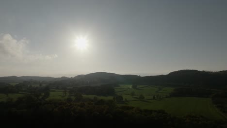 Herefordshire-Otoño-Aire-Paisaje-Reino-Unido-Sol