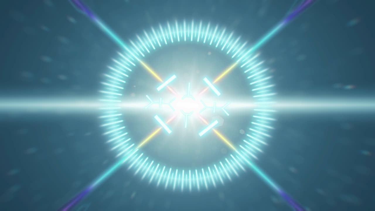 아나모프 하이라이트의 배경으로 표적의 2d hud 애니메이션