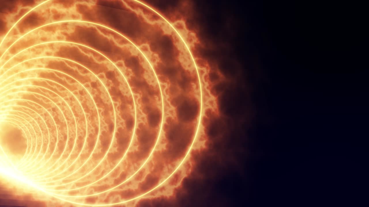 animación de túnel de círculo 3d gráficos de movimiento