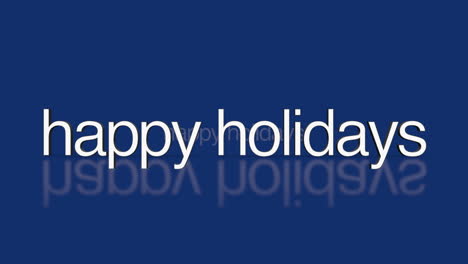 Rolling-Happy-Holidays-text-on-blue-gradient