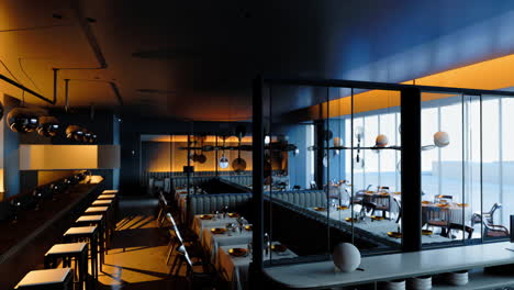 modern luxury restaurant interior design