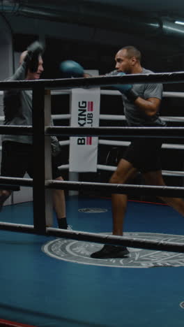 boxing training session