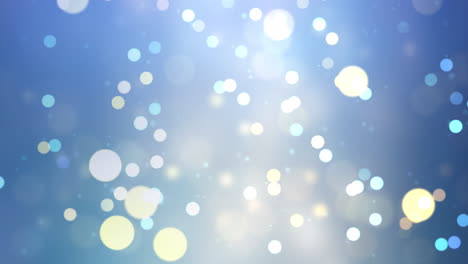 abstract sparkles or glitter lights with blue background