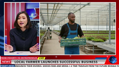 news reportage on agriculture business