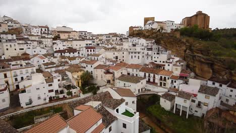 panoramic-view-Setenil-de-las-bodegas,-Spain,-espana,-malaga