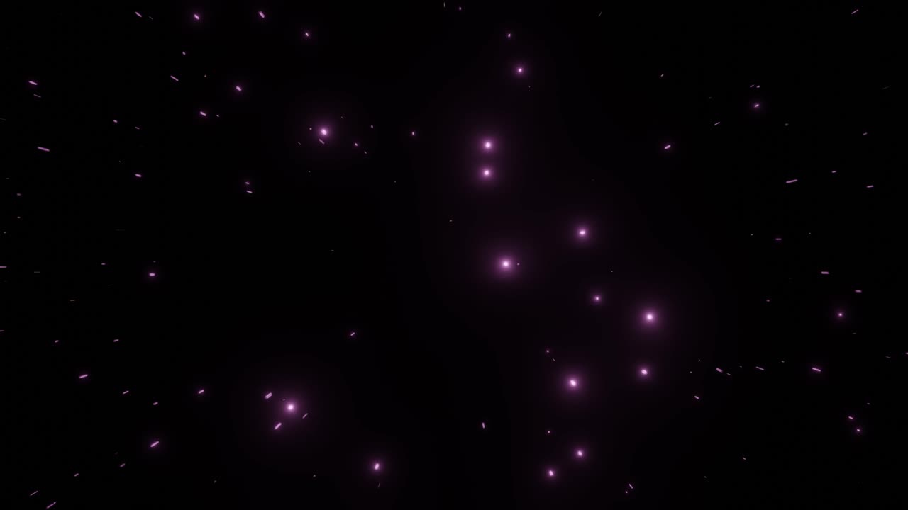 Abstract motion background shining colorful particles