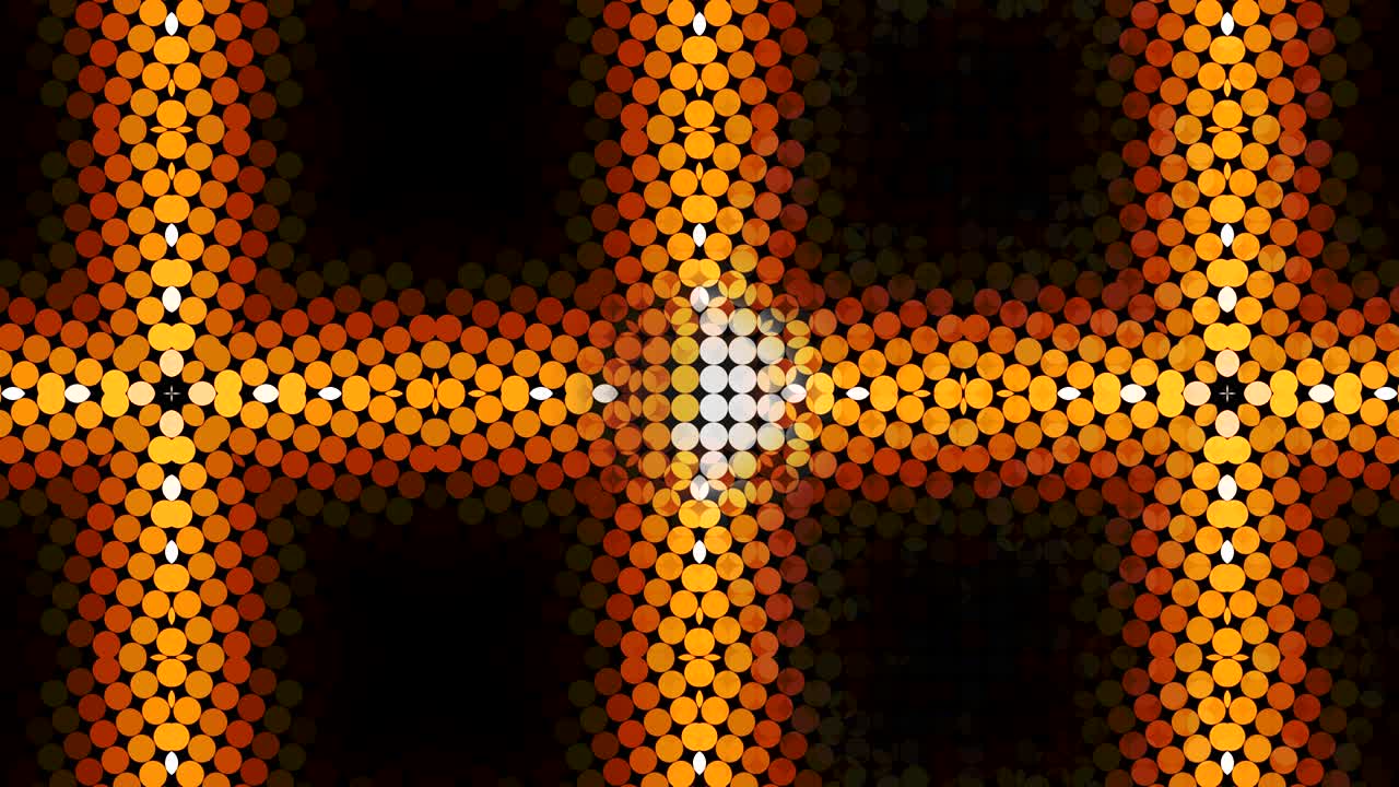 kaleidoscopio in movimento. grafica in movimento 4k