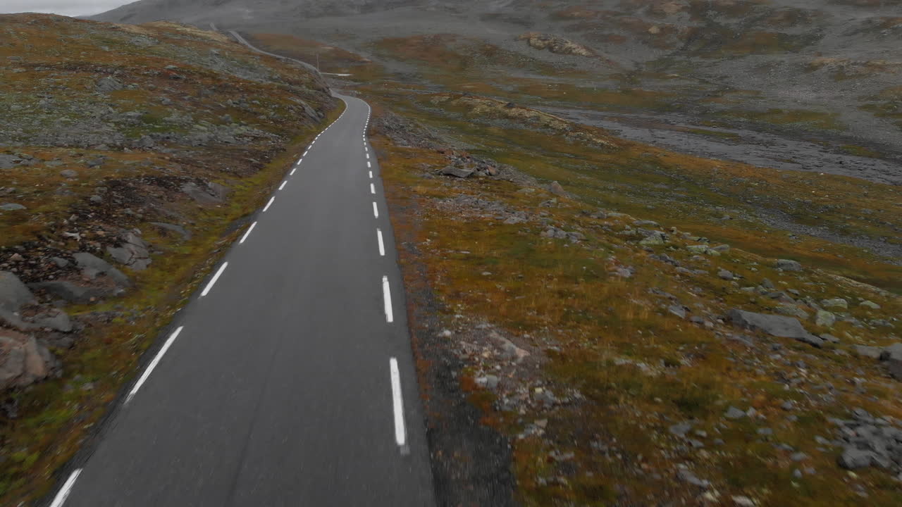 A breathtaking scenic Trollstigen road in Norway