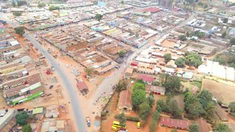 aerial drone view kamatira in west pokot, kapenguria, kenya