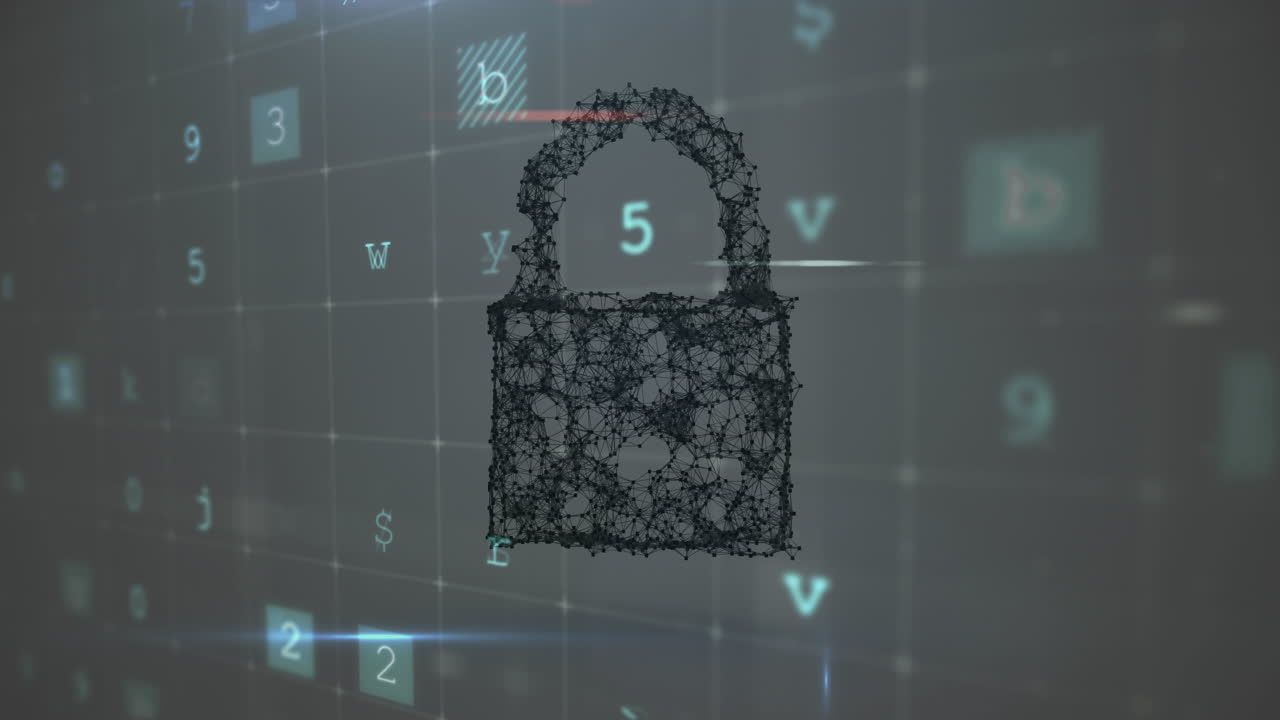 candado digital con características de seguridad 4k