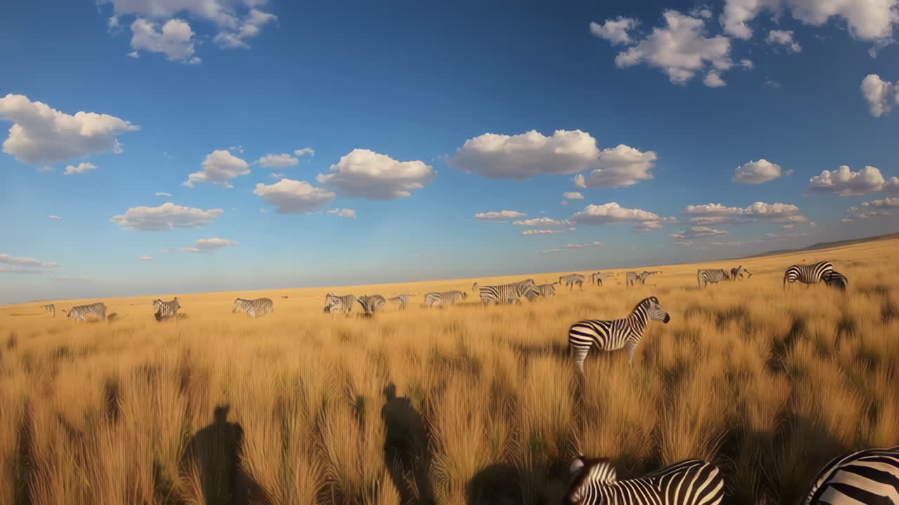 cebras en la sabana africana