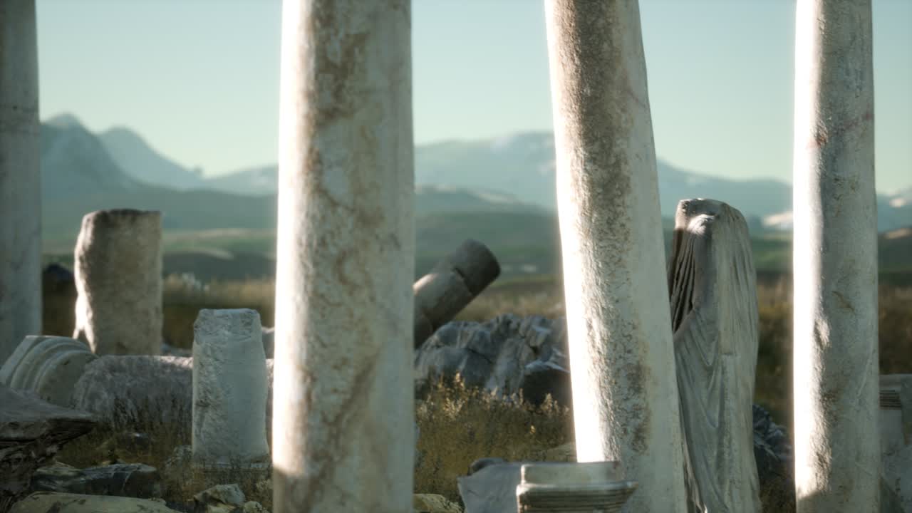 el antiguo templo griego en italia