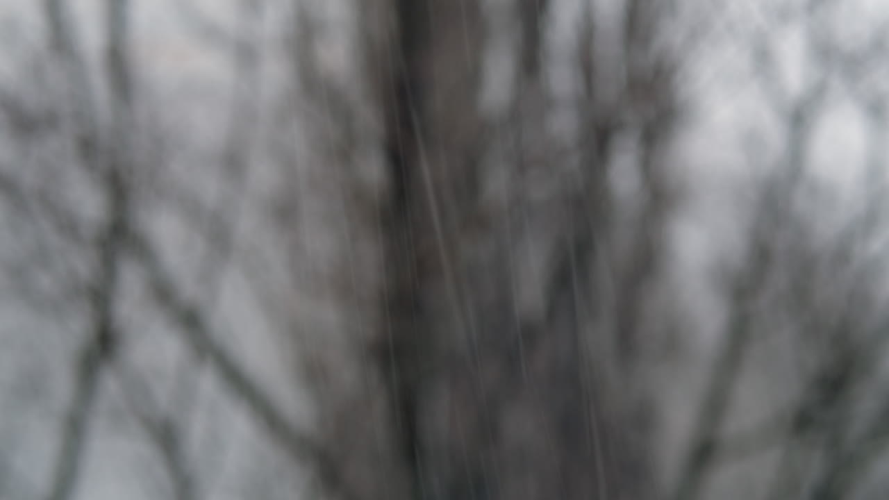 Schnee vor dem Fenster