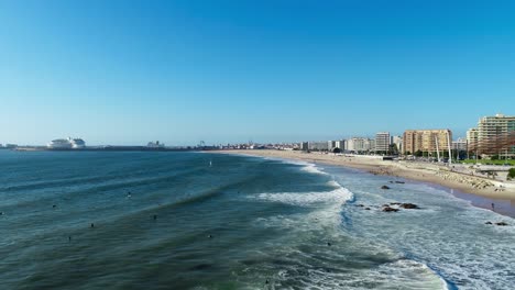 aerial view of the sea city