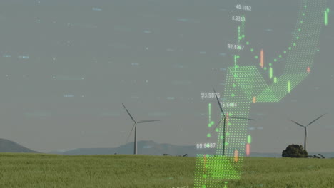 Animación-De-Diagramas-Y-Procesamiento-De-Datos-Sobre-Campo-Con-Turbinas-Eólicas.