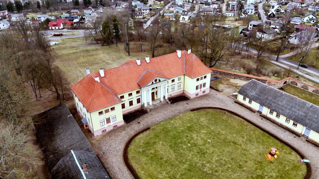 Durbe Castle Near The Tukums Houses In Zemgale, Latvia