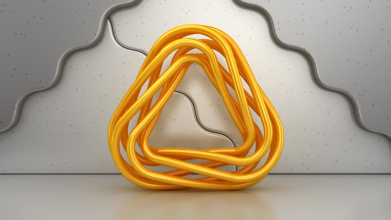 애니메이션 된 기하학적 모양