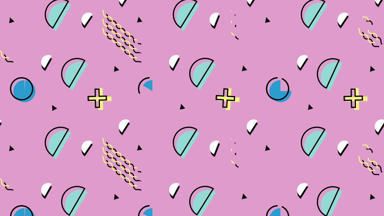 Memphis Minimalist Background