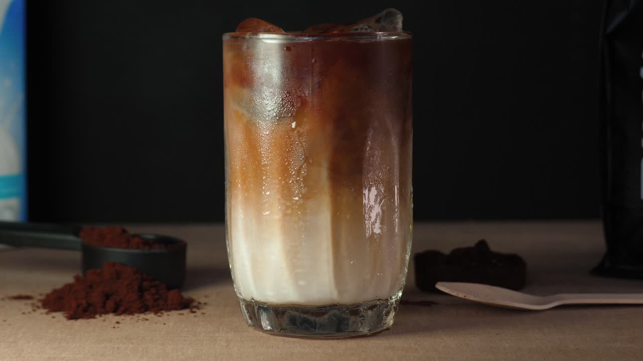 Cold tasty drink, refreshing morning brew, chilled thirsty temptation