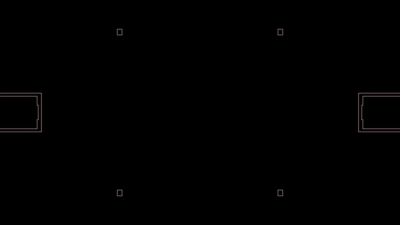 빨간색과 색 직사각형의 박동의 vj 루프 애니메이션