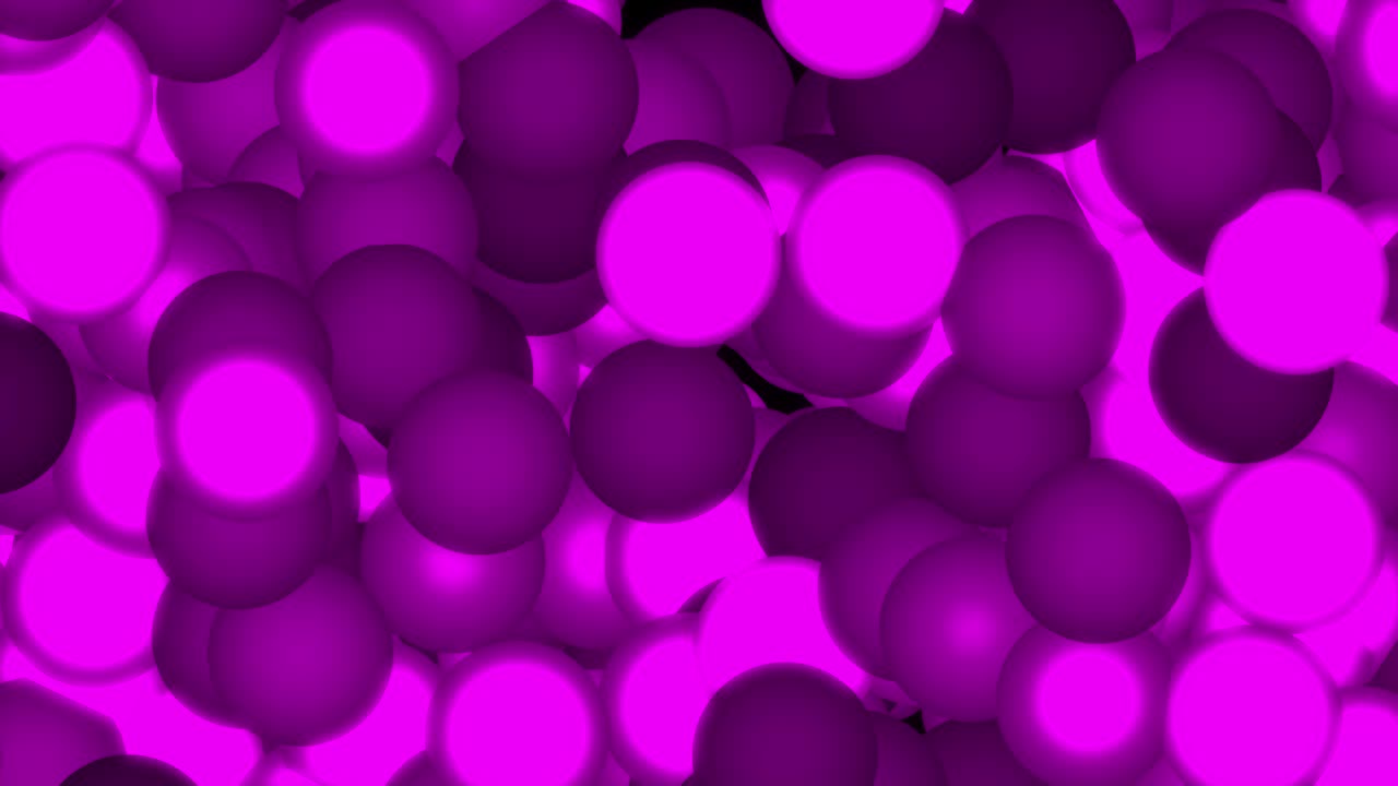 Large size dot ball moving animation motion graphics