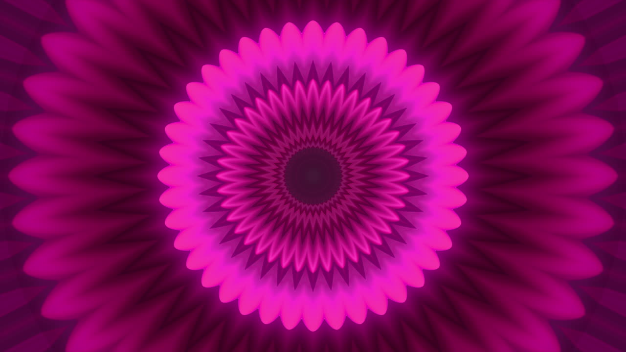 Abstract Mandala rosa