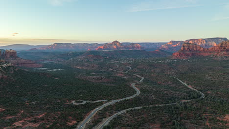 arizona state route 179 north through sedona in usa