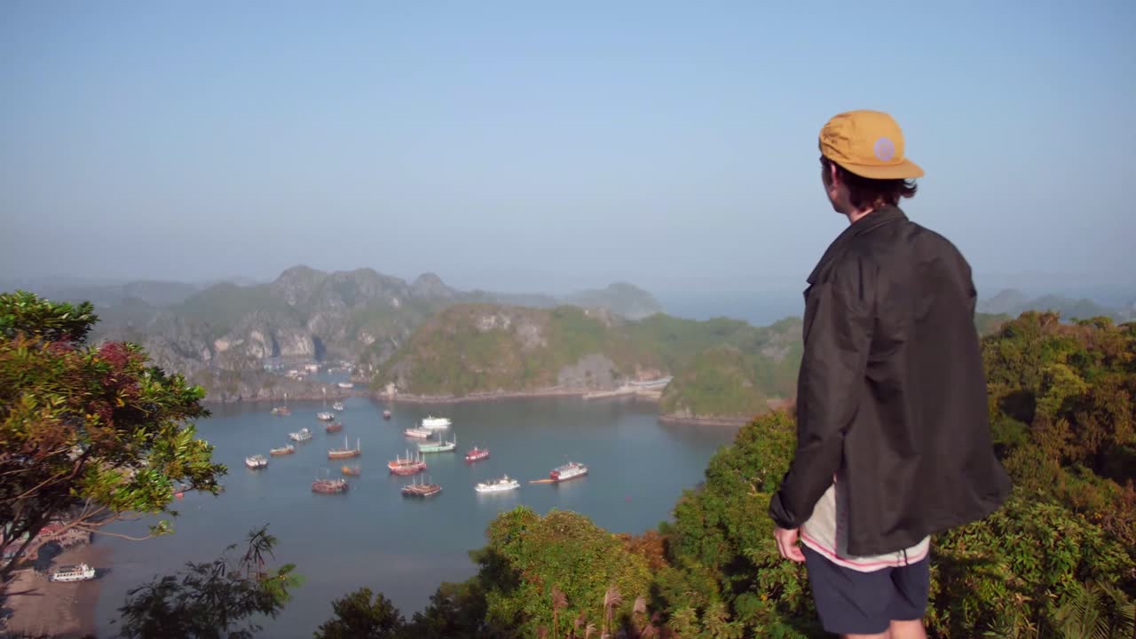 Stunning View of Ha Long Bay from a Mountaintop