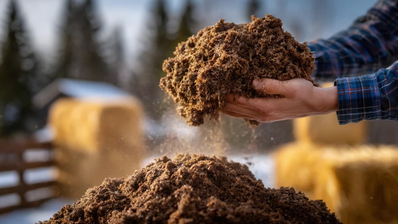 A Close-Up of Soil Enrichment Techniques: Demonstrating the Importance of Organic Matter in Sustainable Agriculture and Gardening Practices Through Hands-on Experience