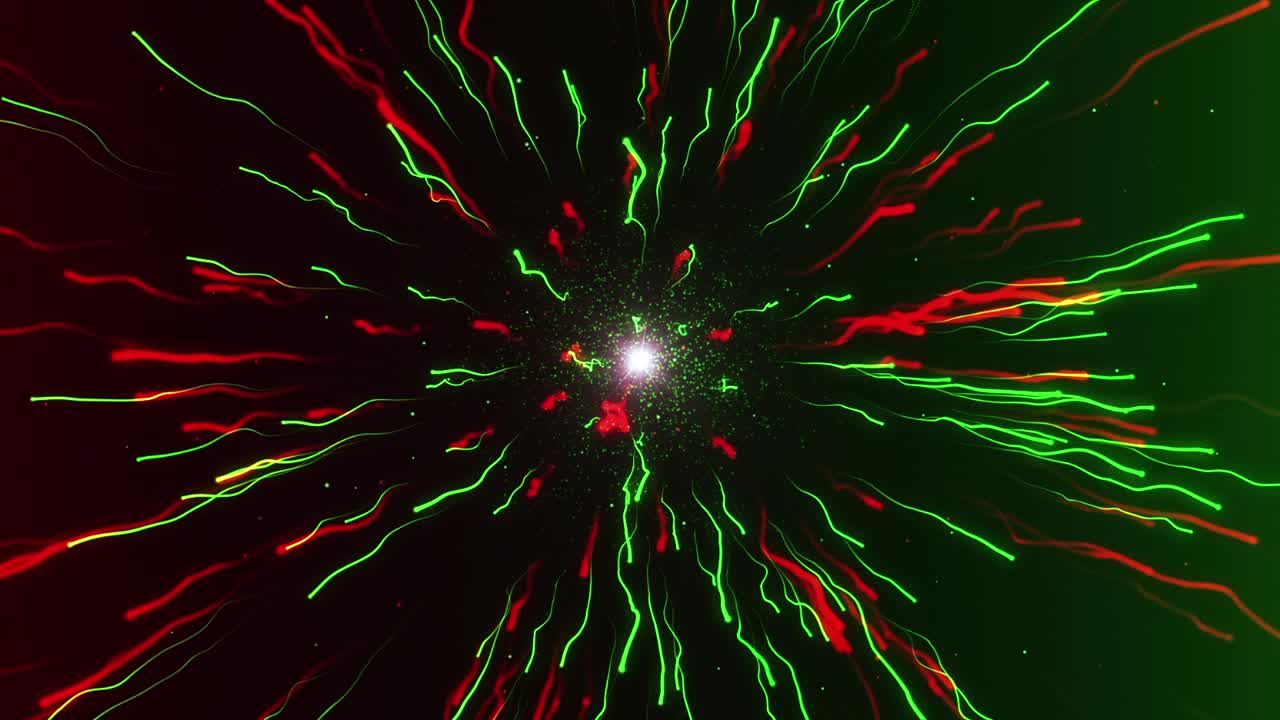 추상적인 빛 폭발