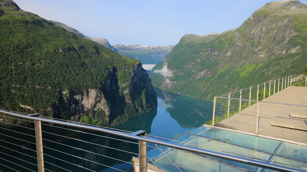 노르웨이 의 피오르드 의 숨막히는 풍경