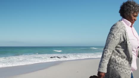 Senior-couple-walking-at-the-beach