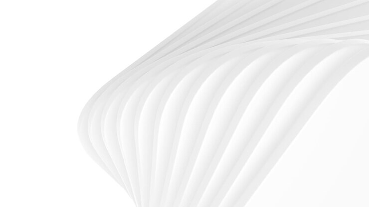 抽象的な白い幾何学的形状