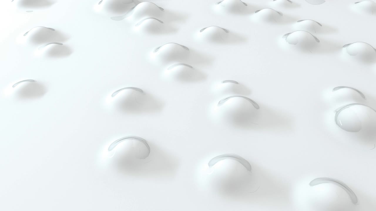 3d formas de animación creativa abstracta. conjunto de 6 colores diferentes. 4k imágenes de bucle sin costuras.