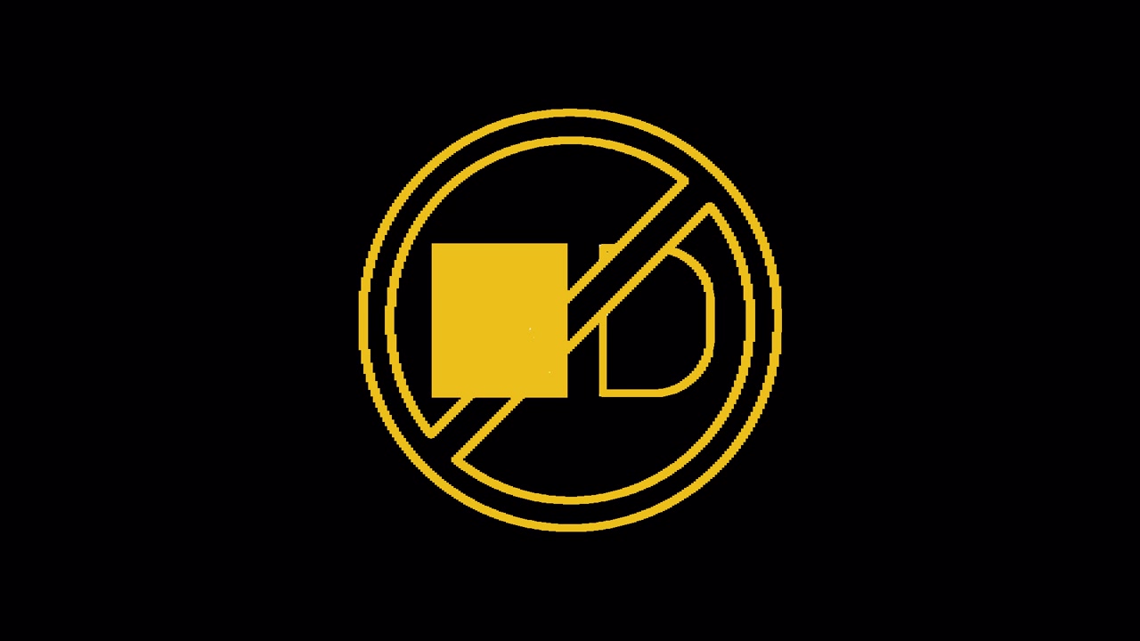Animated No Coffee Icon on Black Background