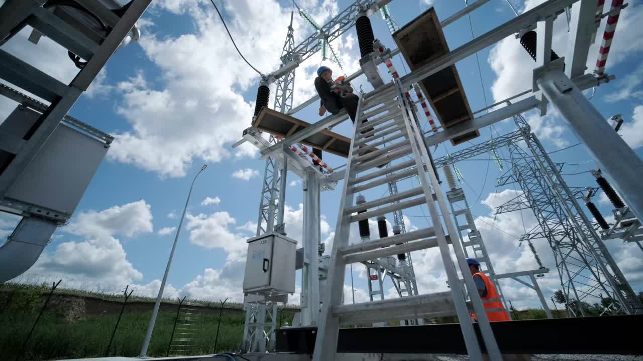 Construction of a transformer substation