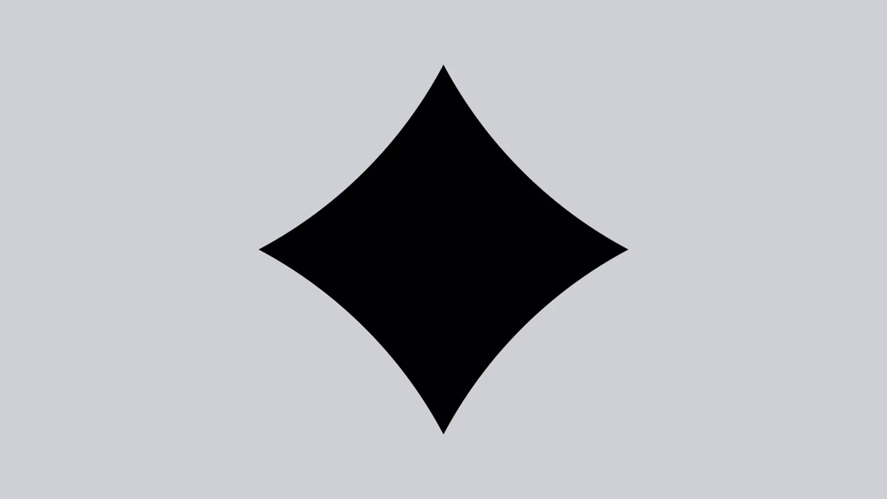 Abstract Motion Graphic Transition with Diamond Shape and Expanding Curves
