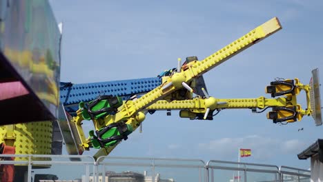 thrilling ride at brighton amusement park